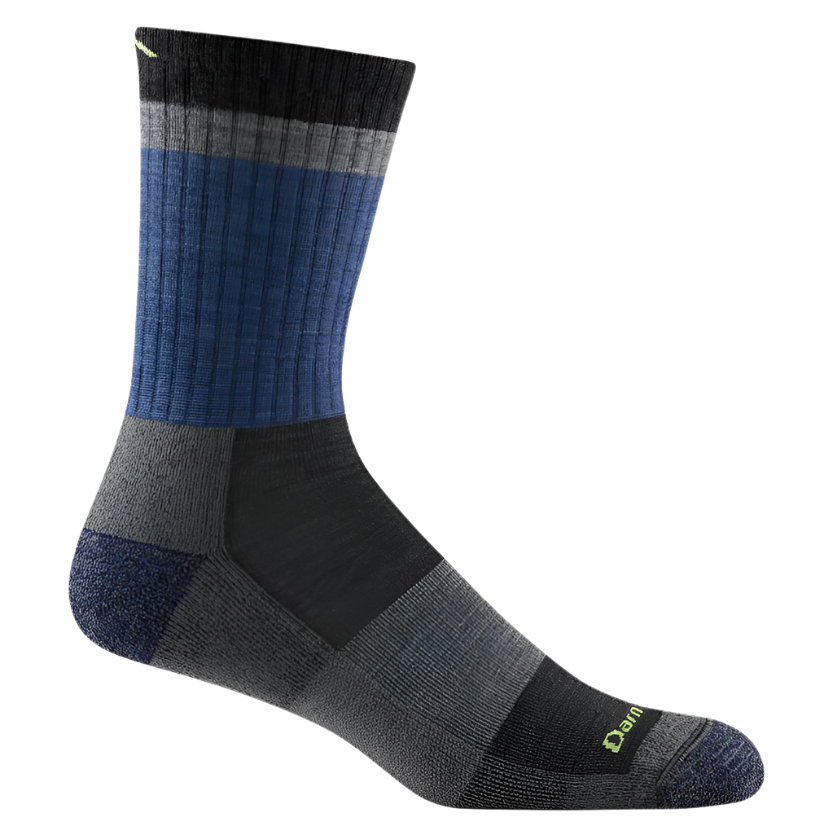 Men's Hike Heady Stripe Micro Crew Lightweight with Cushion 1924