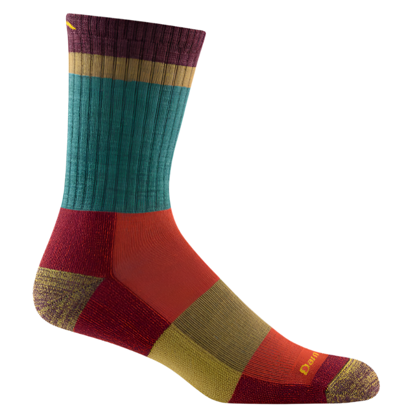 Men's Hike Heady Stripe Micro Crew Lightweight with Cushion 1924