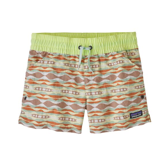 Patagonia Kids' Baggies Shorts 5 - Lined Abundance: Birch White / S