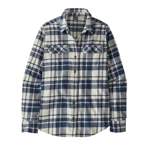 Women's Long-Sleeved Organic Cotton Midweight Fjord Flannel Shirt 4240