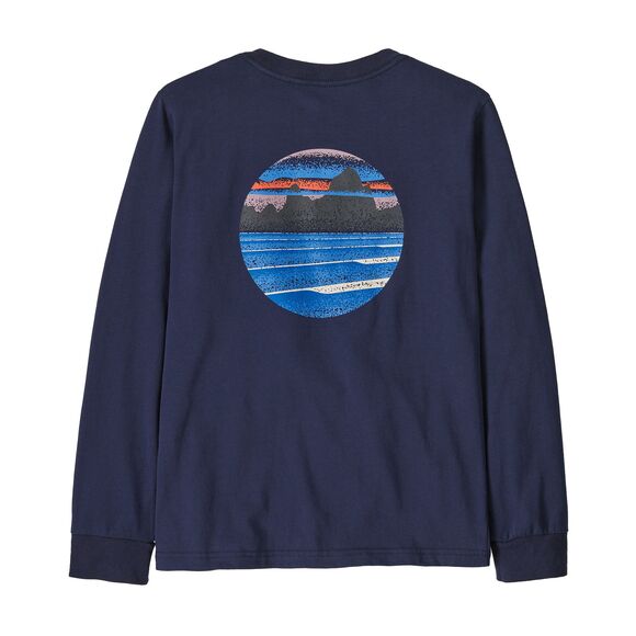 Kids' Long-Sleeved Skyline Stencil T-Shirt 62277
