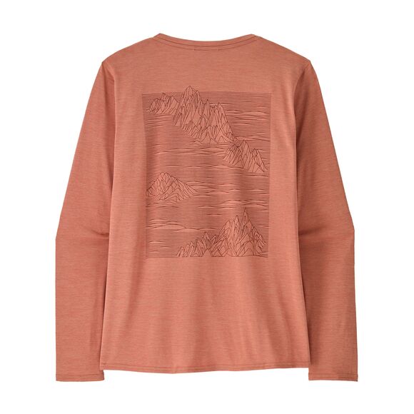 Women's Long-Sleeved Cap Cool Daily Graphic Shirt 45205