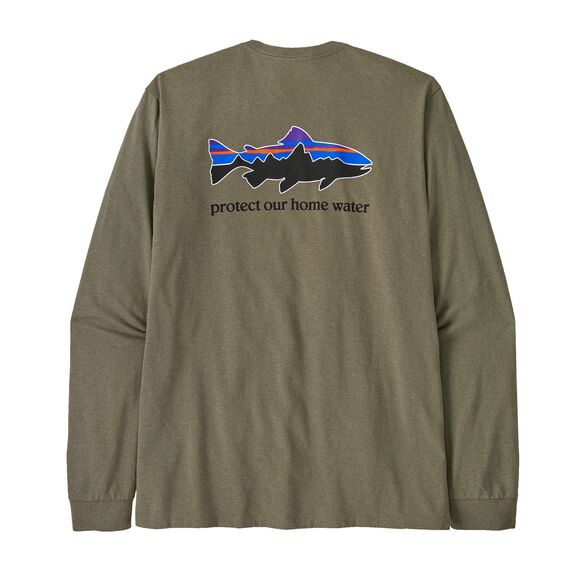 Men's Long-Sleeved Home Water Trout Responsibili-Tee 37574