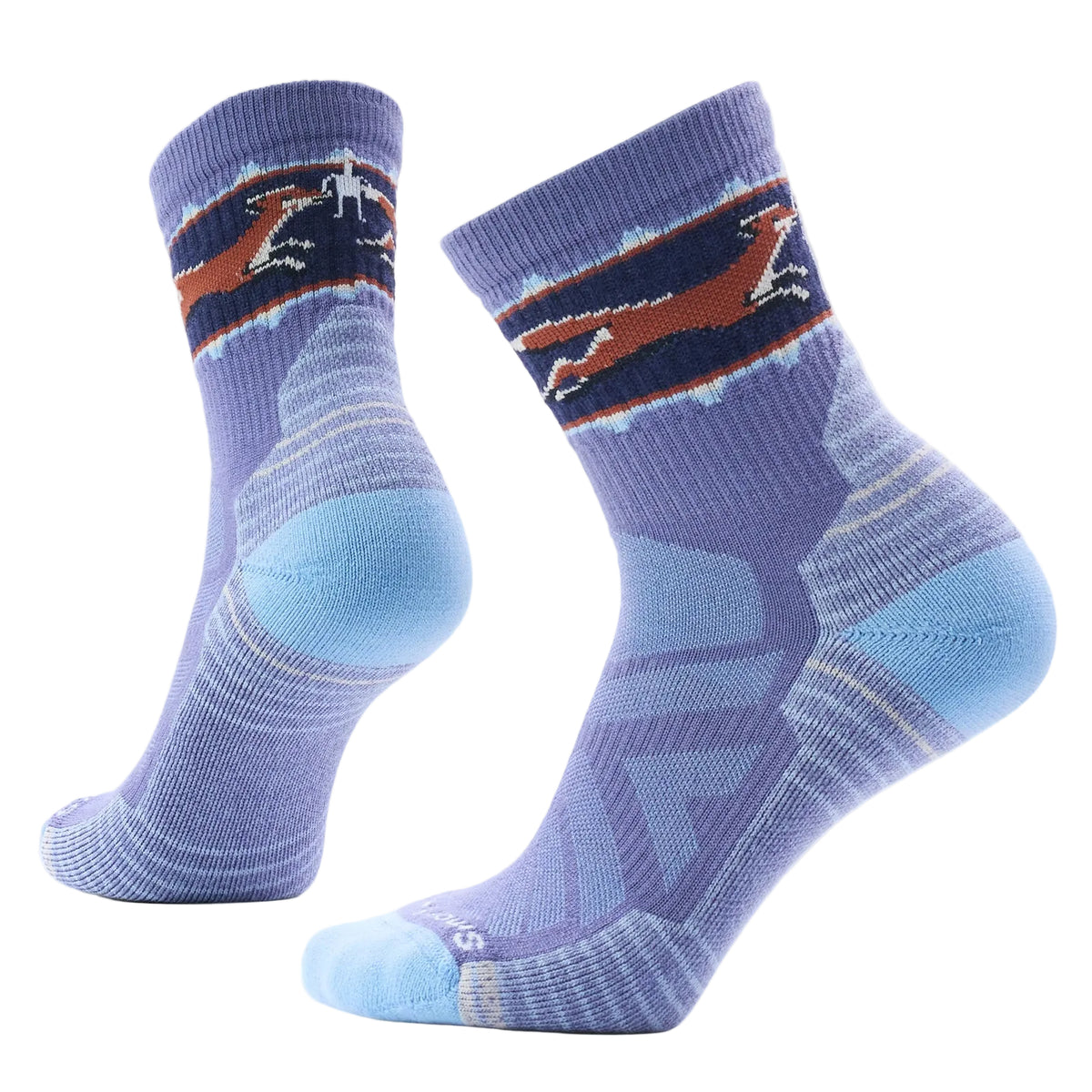 Women's Hike Light Cushion Fox Meadow Mid Crew Socks SW003135