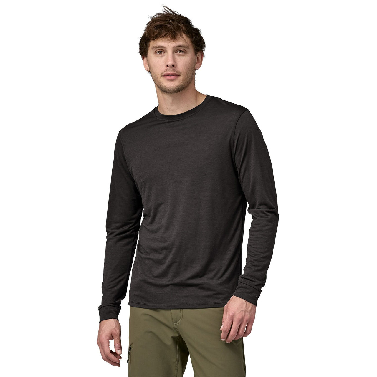 Men's Long Sleeved Cap Cool Merino Blend Shirt 44550