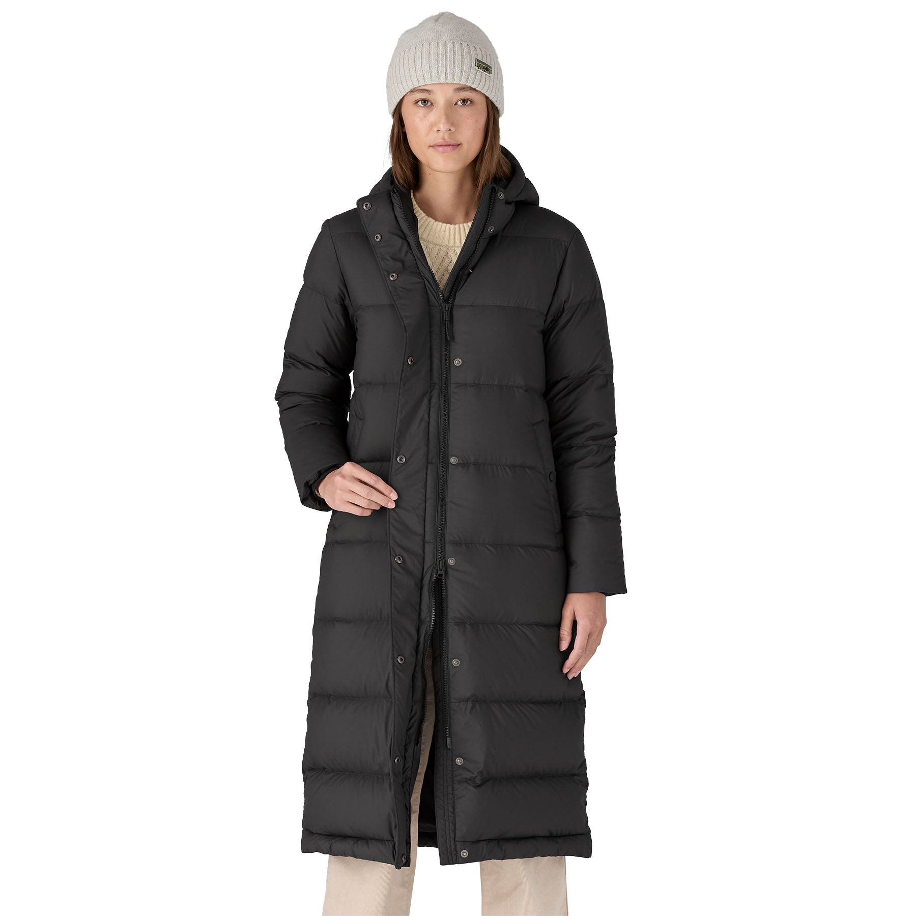 Women's Silent Down Long Parka 27945