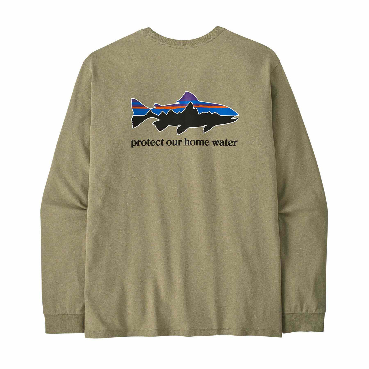 Men's Long-Sleeved Home Water Trout Responsibili-Tee 37574